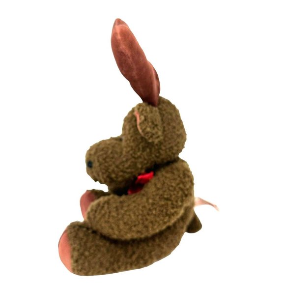 Vintage Lexin Nice Stuff Reindeer Moose Elk Plush Brown Jointed Stuffed Toy 13" - Picture 4 of 11